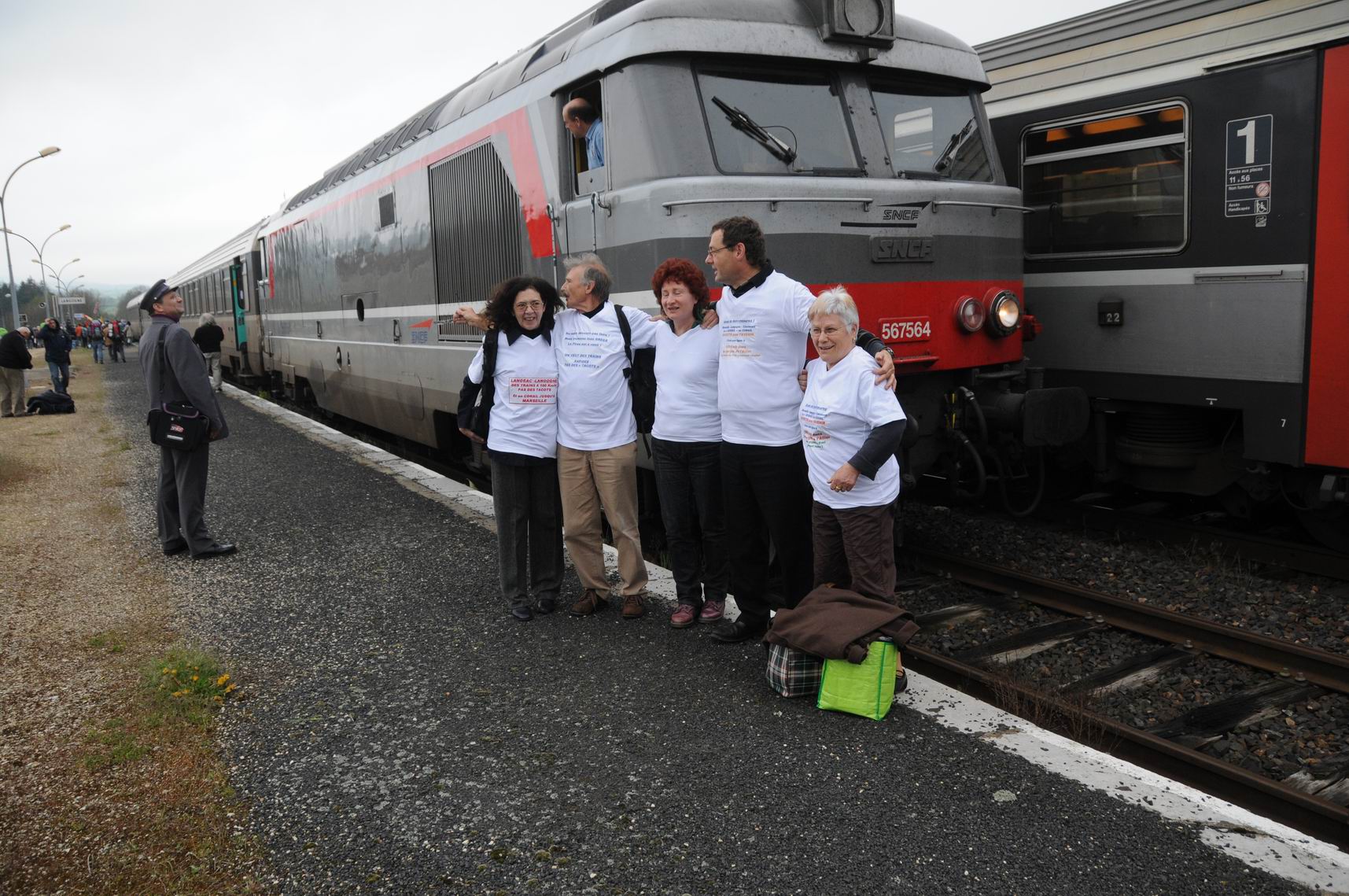 Une partie des "bas alpins" solidaires 